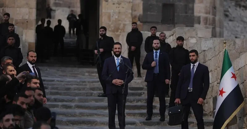 Şara: Suriye için yeni bir tarihin başlangıcını ilan ediyoruz