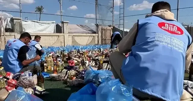 Türk yardım kuruluşlarından Gazze’ye gıda desteği VİDEO İZLE