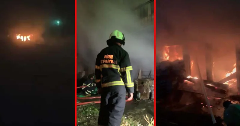 3 katlı binanın kömürlüğünde korkutan yangın! Kısa sürede yer yeri sardı