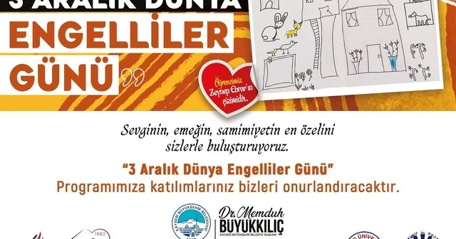 3 Aralık Dünya Engelliler Günü ne özel program Kayseri Haberleri