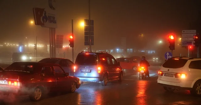 Denizli de yoğun sis yaşamı zorlaştırdı Denizli Haberleri