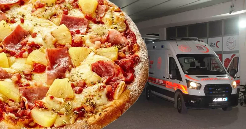 Zehirli pizza can aldı! Birlikte yediler, hepsi hastanelik oldu