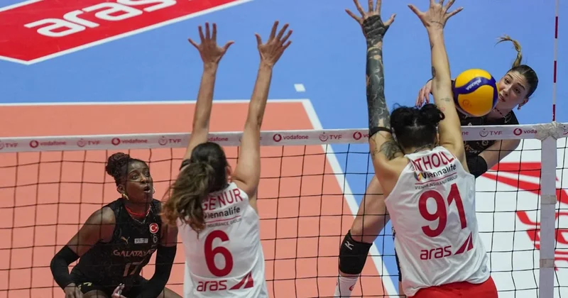 Galatasaray Daikin deplasmanda Aras Korgo yu mağlup etti Sözcü Gazetesi