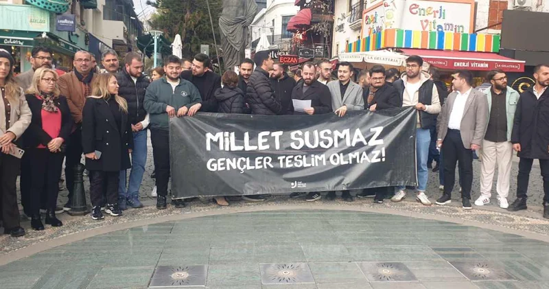 Asgari ücret protestosunda tutuklanan Bilge Kağan için Antalya da eylem!