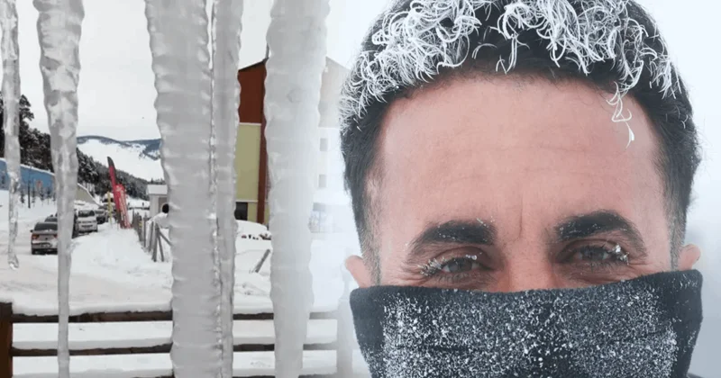 Sokağa çıkanın saçı dondu! Türkiye nin en soğuk yerinde hava 30 derece! Sözcü Gazetesi