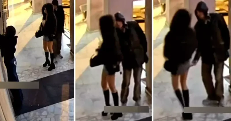 İş yerine girmeye çalışan kadını elle taciz etti