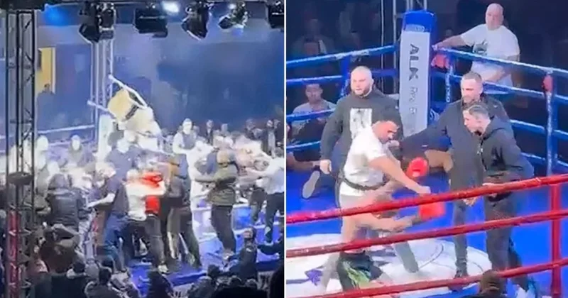 Yunan boksör, Sırp böksörü ülkesinde nakavt edince ring savaş alanına döndü Sözcü Gazetesi