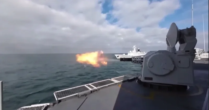 Çin in Tayvan ı tamamen çevirdi: Silahların patladığı tatbikatta 2. gün Sözcü Gazetesi