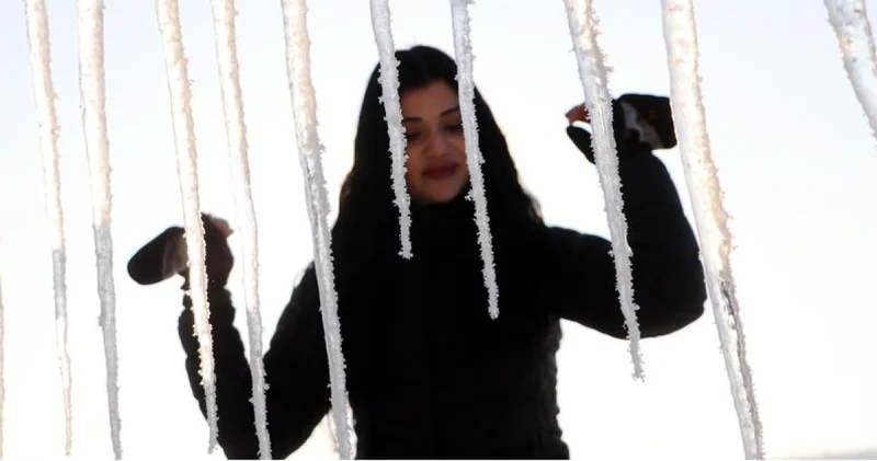 Doğu buz kesti! İki kent 25 i gördü SON DAKİKA HABER Son dakika haberleri