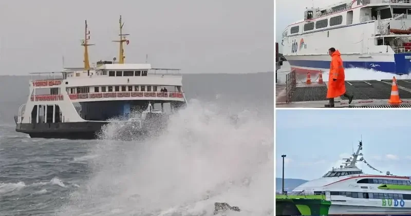 İstanbul’da vapur seferlerine fırtına engeli: İşte iptal olan İDO ve BUDO seferleri Gündem Haberleri