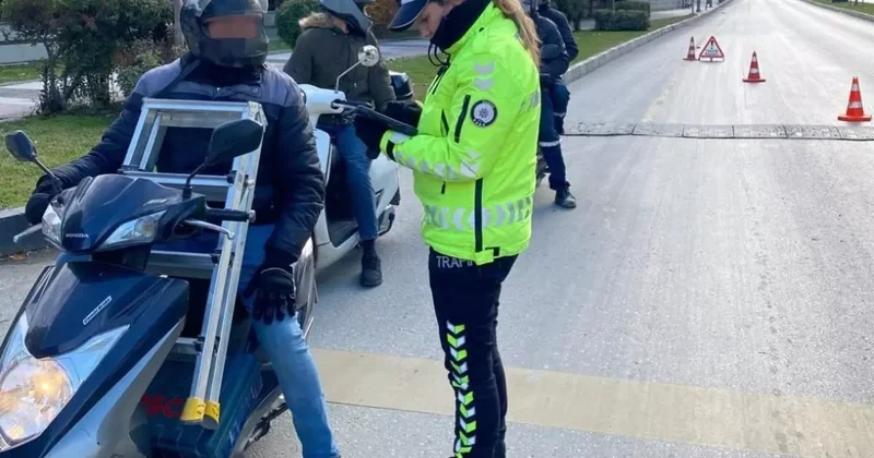 Manisa’da motosiklet denetimlerinde 1,8 milyon TL ceza