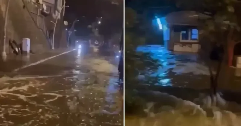 Giresun’da fırtına dalgaları taşkına neden oldu Giresun Haberleri