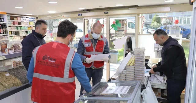 Edirne de yılbaşı öncesi gıda denetimi gerçekleştirildi Edirne Haberleri