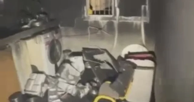 Osmaniye de müstakil evde çıkan yangın söndürüldü Osmaniye Haberleri