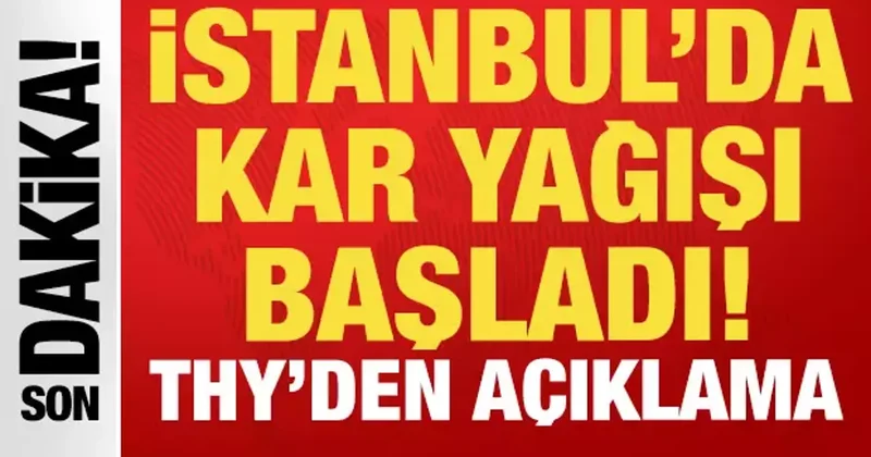 Son dakika: İstanbul da milyonların beklediği kar yağışı başladı!
