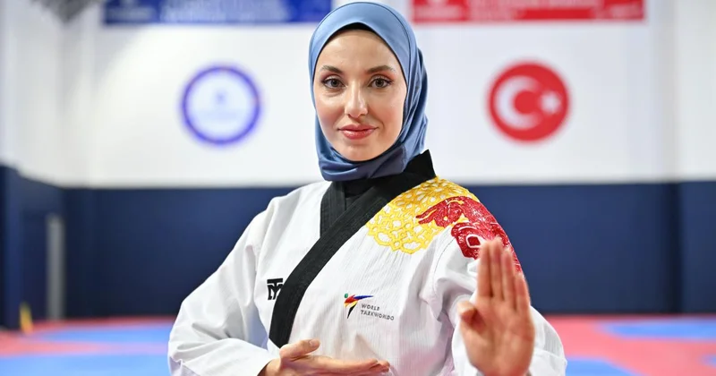 Milli tekvandocu Dağlı: İlk zamanlarda başarımı değil, başörtümü konuştular