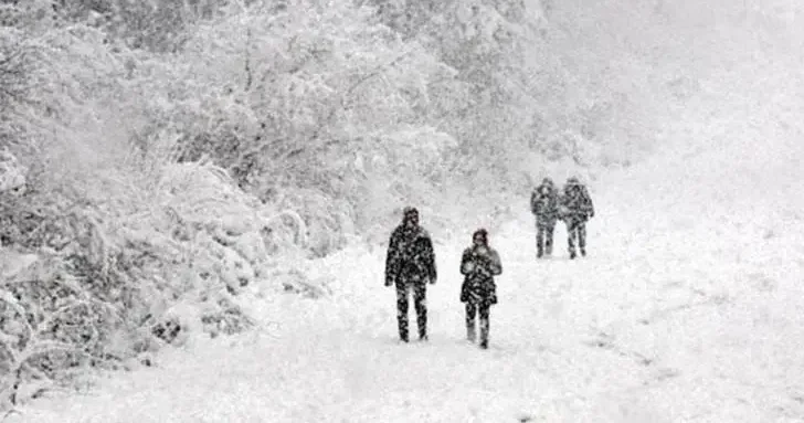 Çankırı da 6 ilçede eğitime kar engeli