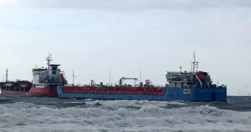 Florya açıklarında iki tankerden acil durum çağrısı! Ekipler bölgede