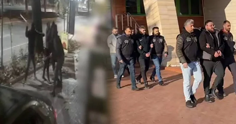 Takip ettikleri kişiyi sopalarla darbettiler: Kar maskeli şüphelilere tutuklama