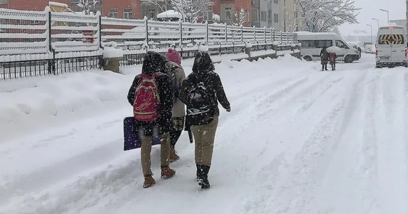 Diyarbakır da eğitime verilen ara uzatıldı: Sıcaklık eksi 12 dereceye düşecek