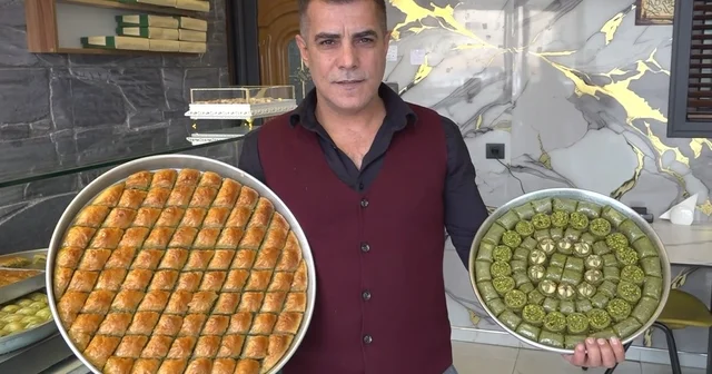 Yaklaşan Ramazan ayı öncesi baklava talepleri arttı Ramazan ayı ve bayram siparişleri gelmeye başladı Gaziantep Haberleri