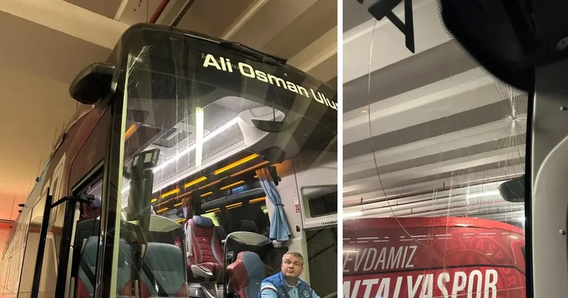 Antalya Emniyet Müdürlüğü nden Trabzonspor otobüsüne yapılan saldırıyla ilgili açıklama