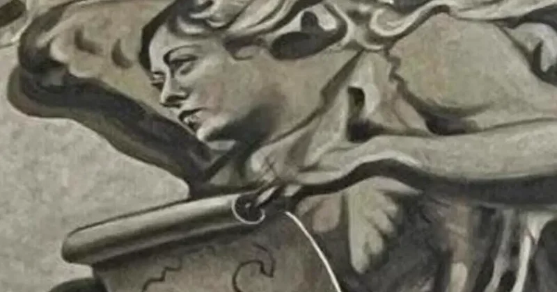 Freskteki Melek Figürü Meloni ye Benzedi