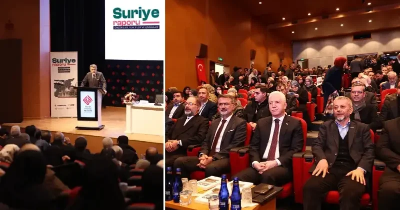 Suriye Raporu: Öngörüler, Teklifler ve Çözümler başlıklı rapor kamuoyuyla paylaşıldı Aktüel Haberleri