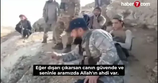 Teröristleri sıkıştırdıklarında böyle seslenmişti! Ebu Musab Şennan: Biz Müslümanız, canınız güvende