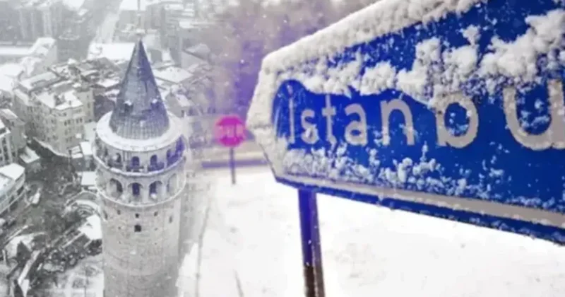 SON DAKİKA HAVA DURUMU UYARISI! İstanbul a lapa lapa kar geliyor! Okulların açılacağı pazartesi gününe dikkat: 5 ilçe için özel uyarı!