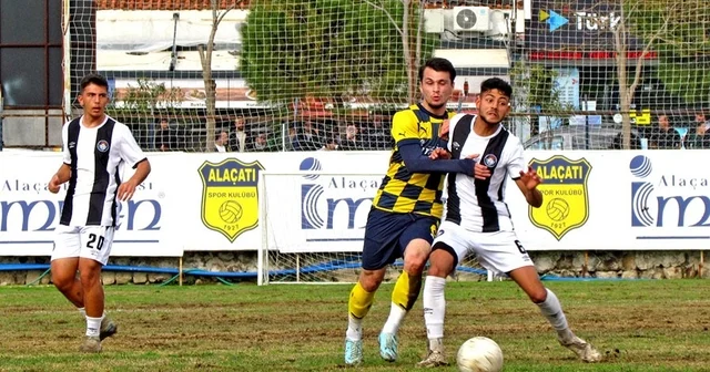 Süper Amatör de Yerel Derbi Berabere Bitti: Alaçatıspor Çeşme Belediyespor 2 2 İzmir Haberleri