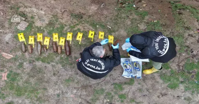Çocuklar bahçede oynarken polis ekipleri fark etti! 11 adet top mermisi: Bomba imha uzmanları çağırıldı!