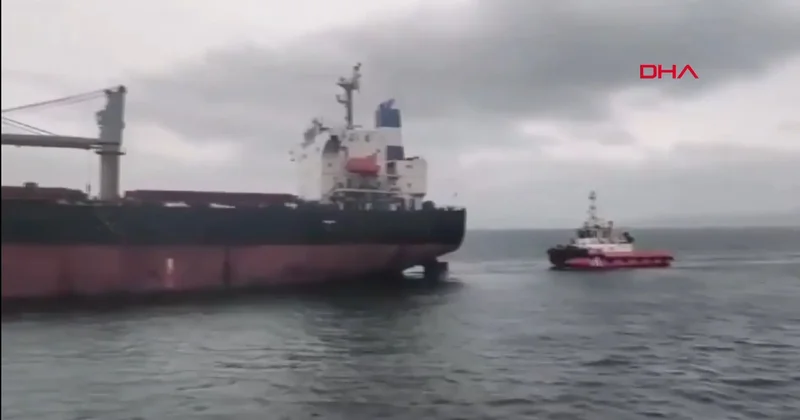 İstanbul Boğazı nda makine arızası yapan gemi Ahırkapı ya demirletildi