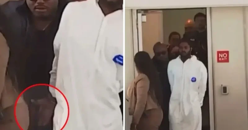 Tacizden tutuklanan adam cezaevine götürülürken kadın polisi taciz etti