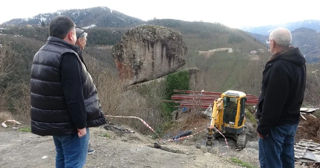 Efsaneyi duyan geliyor, Gelin Kayası turizme kazandırılıyor Giresun Haberleri