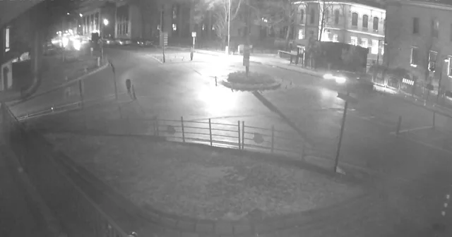 Tünelden hızla çıkıp binanın duvarına çarptı Amasya Haberleri