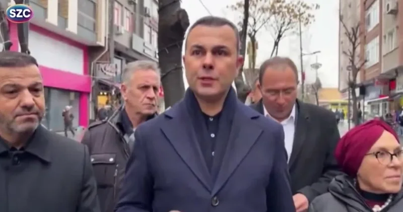 AKP li vekile esnaf ziyaretinde tepki: Emekliden bahsedin Sözcü Gazetesi