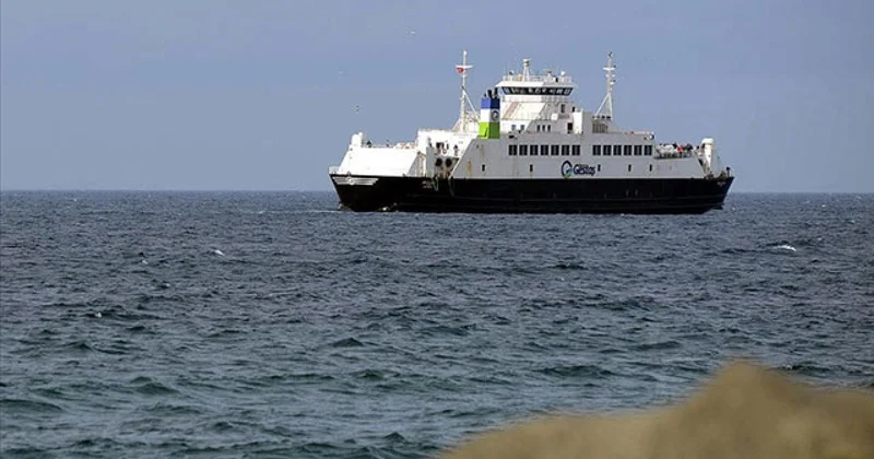 Gökçeada Kabatepe hattında bazı feribot seferleri iptal edildi