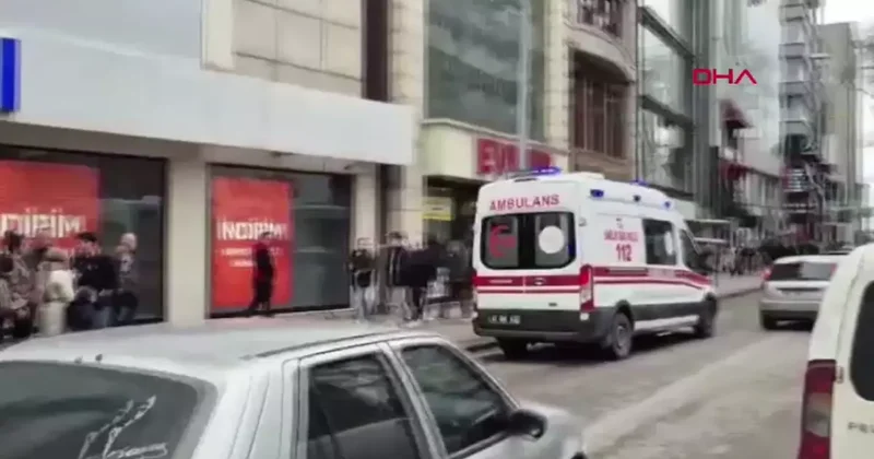 Alışveriş yaparken merdivenlerden düştü! Hayati tehlikesi var