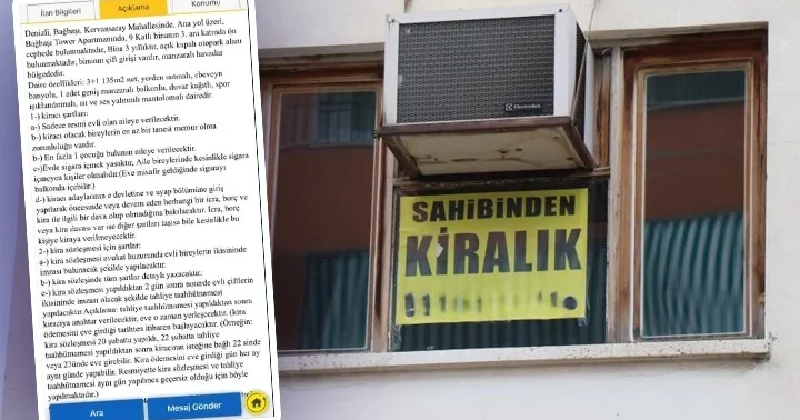 Ev sahibinden şaşkına çeviren talepler! 3 sayfalık liste sosyal medyada gündem oldu... 50 günde bir ev kontrol edilecek