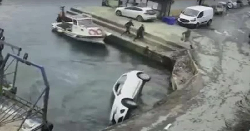 Sarıyer de otomobil denize düştü Sözcü Gazetesi