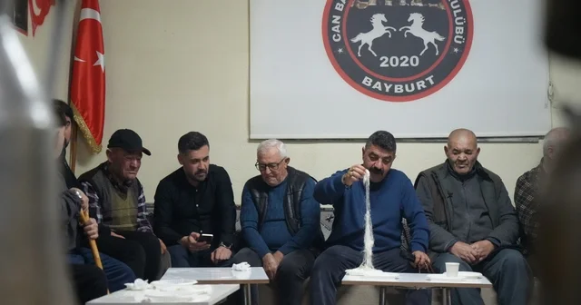 Bayburt un yöresel lezzeti tel helvası gençleri ve yaşlıları aynı sofrada buluşturdu Bayburt Haberleri