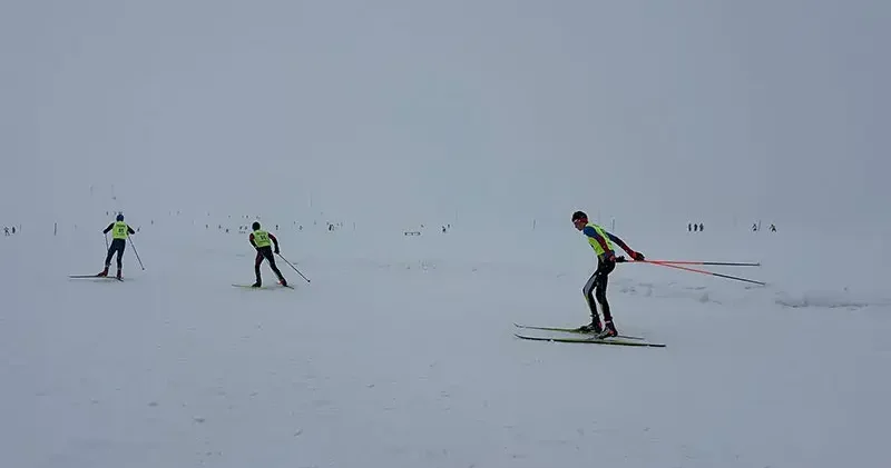 Yüksekova da düzenlenen Kayaklı Koşu 1. Etap Yarışması sona erdi