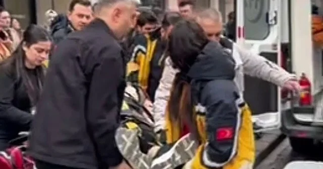 Mağazanın merdivenlerinden düşen kadın hastanelik oldu Zonguldak Haberleri