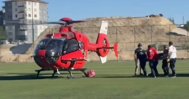 Malatya da havale geçiren bebek hava ambulansıyla sevk edildi Malatya Haberleri