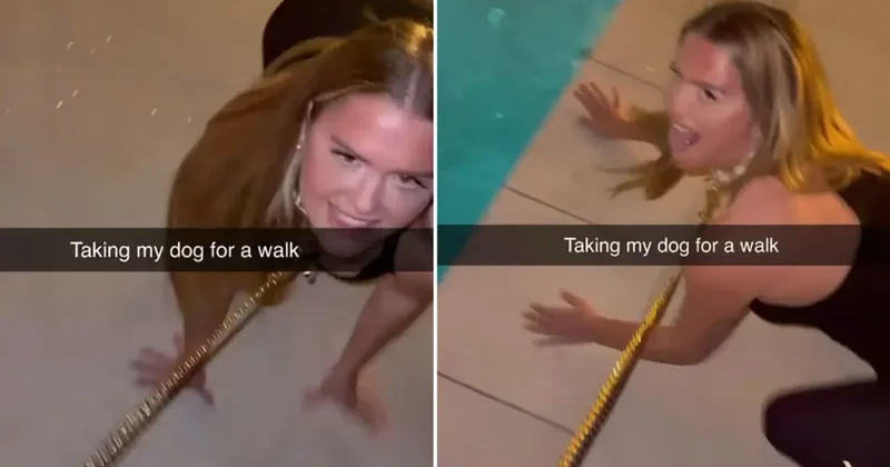 Kadına tasma takıp gezdirdi, sonrası daha skandal