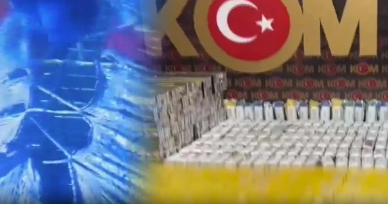 Şüphe üzerine durduruldu! Araçtan binlerce paket kaçak sigara çıktı