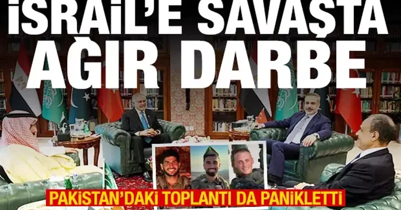 İsrail e savaşta ağır darbe! Pakistan daki toplantı da panikletti