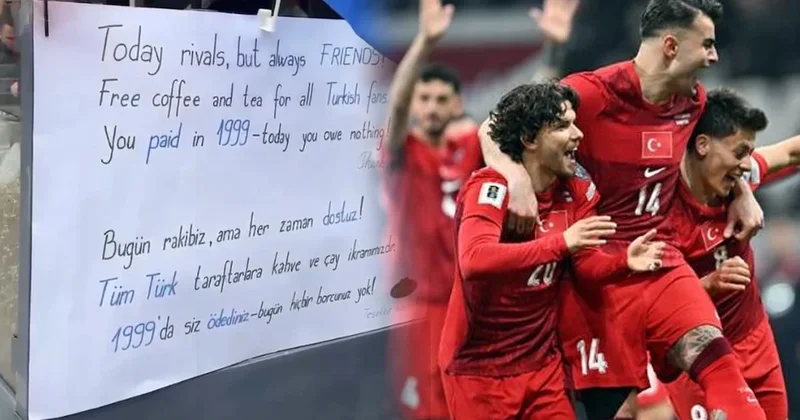 Kosova da Türk taraftarlar için asılan yazı gündem oldu Sözcü Gazetesi