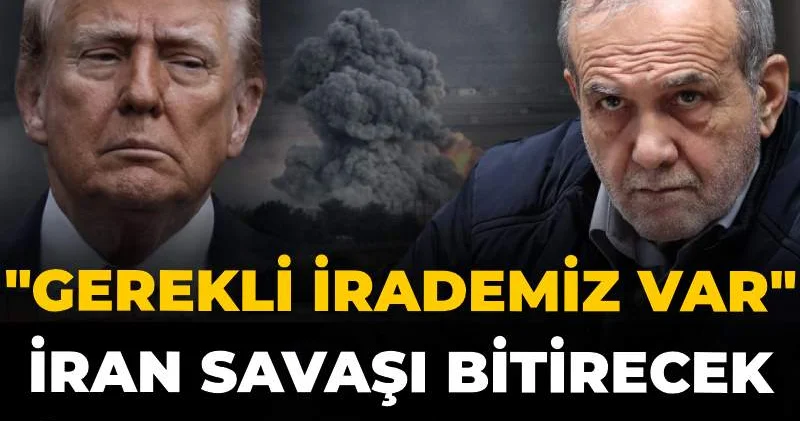 İran savaşı bitirecek şartı açıkladı: Gerekli irademiz var